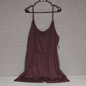 Old Navy Waist-Defined Slub-Knit Mini Cami Dress Size XXL, NWT